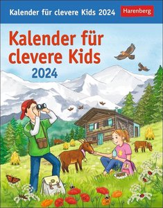 Kalender für clevere Kids Tagesabreißkalender 2024. Täglich neues Wissen für Kinder ab 8. Abreißkalender für jeden Tag, mit spannenden Fragen und kinderleichten Erklärungen