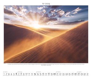 Landschaft im Licht 2024 - Bild-Kalender - Poster-Kalender - 60x50