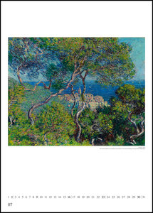 Claude Monet 2023 - Kunst-Kalender - Poster-Kalender - 50x70