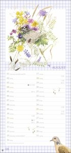 Bastin Wunder der Natur Planer 2024. Wandkalender mit detailreichen Zeichnung. Liebevoll illustrierter Terminkalender 2024 zum Eintragen und Planen.