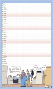 Butschkow: Hammer Cartoons Handwerkerplaner Kalender 2022