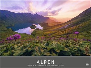 Alpen Kalender 2023: Alexander von Humboldt-Reihe. Hochwertiger Foto-Wandkalender mit atemberaubenden Landschafts-Fotos. Foto-Kalender XXL. Querformat.