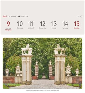 Das Glück liegt in Deutschland Postkartenkalender 2025 - Wochenkalender mit 53 Postkarten, 53 besondere Orte entdecken