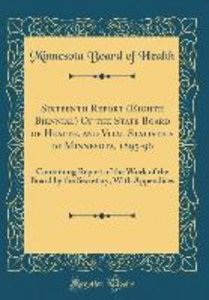 Health, M: Sixteenth Report (Eighth Biennial) Of the State B