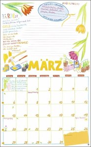 Gabi Kohwagner: Mein persönlicher Kalender 2023. Detailreich illustrierter Kalender zum Aufhängen mit viel Platz für Organisatorisches. Wandkalender 2023 zum Eintragen.