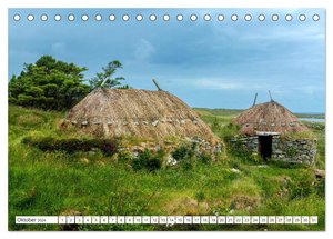 Schottlands wilde Inseln (Tischkalender 2024 DIN A5 quer), CALVENDO Monatskalender