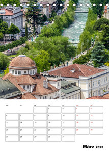 MERAN Terminplaner (Tischkalender 2023 DIN A5 hoch)