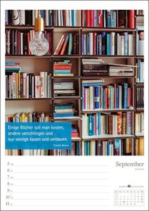 Leben mit Büchern Kalender 2022