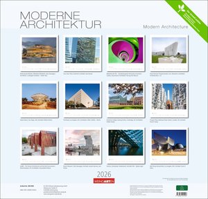Moderne Architektur Kalender 2026