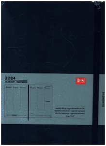 Wochenkalender Maxi - 2024 - Maxi Weekly Diary - 12M - Blue