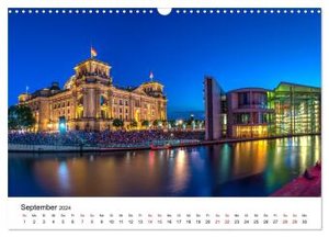 Lichter der Stadt (Wandkalender 2024 DIN A3 quer), CALVENDO Monatskalender
