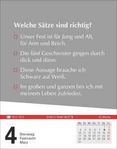 Duden Auf gut Deutsch - Wie viele Os hat der Zooologe? Tagesabreißkalender 2025