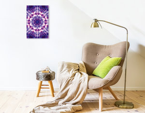 Premium Textil-Leinwand 30 cm x 45 cm hoch Mandala - Transformation