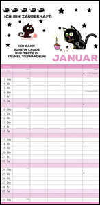 Blacky 2022 Familienplaner - Familien-Timer - Termin-Planer - Kinder-Kalender - Familien-Kalender - 22x45