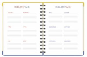 Mermaids Spiral-Kalenderbuch A5 2023. Buch-Kalender mit vielen Extras, Platz für wichtige Termine und Gedanken. Terminkalender 2023 A5 in charmantem Design.