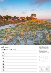 Deutsche Küsten Wochenplaner 2026 - Eine Reise in 53 Bildern