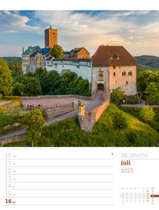 Malerisches Deutschland - Wochenplaner Kalender 2023