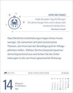 Krebs Sternzeichenkalender 2025