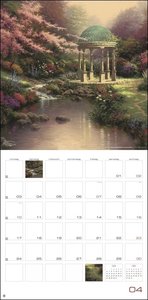 Land of Light Broschurkalender 2023. Kunstvoller Wandkalender mit idyllischen Gemälden. Einzigartiger Kunst-Kalender mit Bildern von Thomas Kinkade. 29,5x30 cm. Quadratisch