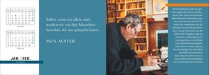 Der literarische Tischplaner  2026 - Wochenkalender mit Zitaten und Biografien ausgewählter Autorinnen und Autoren