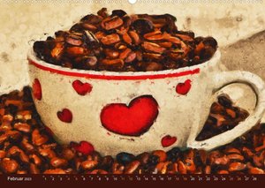 Kaffeesatz - Kunst und Tradition (Wandkalender 2023 DIN A2 quer)