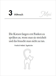 Katzen. Der literarische Tageskalender 2024