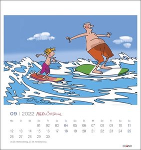 Meer Cartoons Postkartenkalender 2022