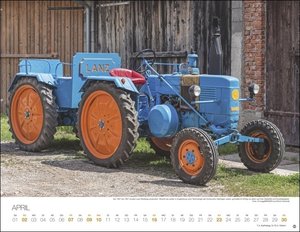 Traktoren Posterkalender 2023. Exklusiver Wandkalender mit 12 beeindruckenden Traktoren. Hochwertiger Foto-Kalender 2023. Von Lanz über Porsche bis John Deere. 44x34 cm.