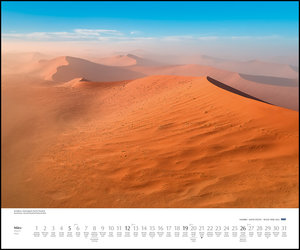 Namibia 2023 - Foto-Kalender - Poster-Kalender - 60x50 - Wildnis - Natur - Reisen
