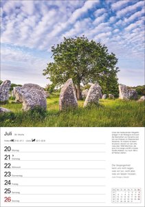 Bretagne und Normandie Wochenplaner 2026