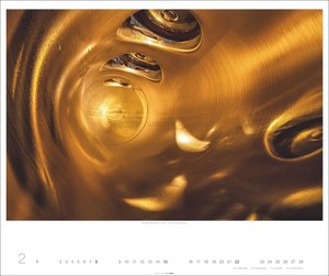 Architecture in Music Kalender 2026 - Musikinstrumente von innen