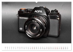 Alte Fotokameras - Kameras von Agfa der Jahre 1928 bis 1980 (Wandkalender 2024 DIN A2 quer), CALVENDO Monatskalender
