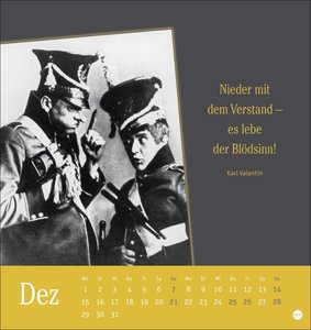 Karl Valentin Postkartenkalender 2025