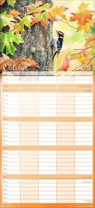 Bunte Vogelwelt Familienplaner 2026