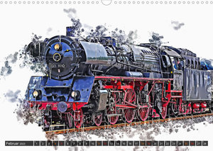 Beeindruckende Dampflokomotiven (Wandkalender 2023 DIN A3 quer)