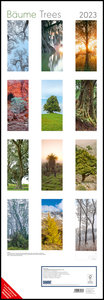 Bäume 2023 - Foto-Kalender - Wand-Kalender - King-Size - 34x98