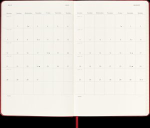 Moleskine 18 Monate Wochen Notizkalender 2024/2025, L/A5