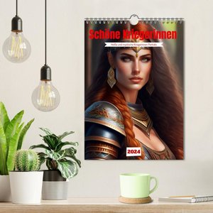 Schöne Kriegerinnen (Wandkalender 2024 DIN A4 hoch), CALVENDO Monatskalender