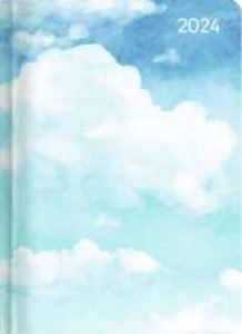 Minitimer Style Wolkenspiel 2024 - Taschen-Kalender A6 - Weekly - 192 Seiten - Notiz-Buch - mit Info- und Adressteil - Alpha Edition