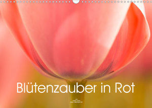 Blütenzauber in Rot (Wandkalender 2021 DIN A3 quer)