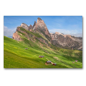 Premium Textil-Leinwand 90 cm x 60 cm quer Ein Motiv aus dem Kalender Dolomiten, Alpenparadies im Norden Italiens
