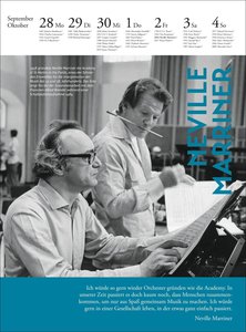 Der Musik Kalender Wochenkalender 2026