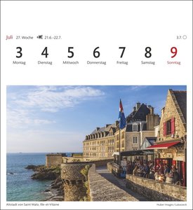 Bretagne & Normandie Sehnsuchtskalender 2023