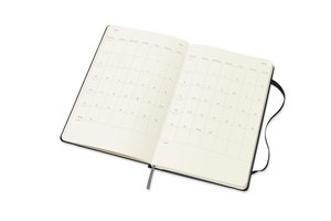 Moleskine 12 Monate Wochenkalender 2022 Large/A5, Schwarz