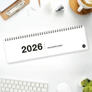 Black&White Wochenquerplaner 2026