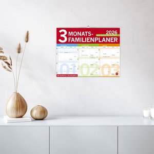 3-Monats-Familienplaner 2026