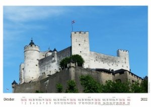 Burgen 2022 - White Edition - Timokrates Kalender, Wandkalender, Bildkalender - DIN A4 (ca. 30 x 21 cm)