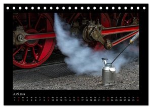 Dampferlebnis im Harz (Tischkalender 2024 DIN A5 quer), CALVENDO Monatskalender