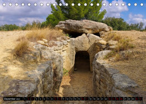 Dolmen und Menhire - Megalithkultur in Europa (Tischkalender 2023 DIN A5 quer)