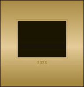 Foto-Bastelkalender Gold 2023 - Do it yourself calendar 21x22 cm - datiert - Kreativkalender - Foto-Kalender - Alpha Edition